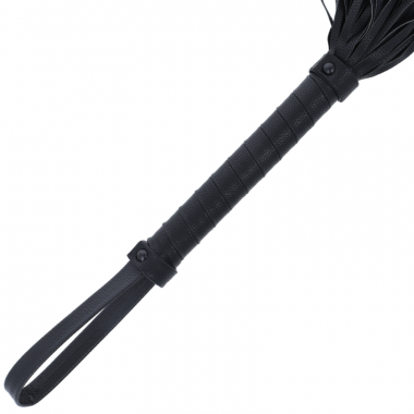 Frustino Morbido con Manico Rigido 42cm Flogger Darkness