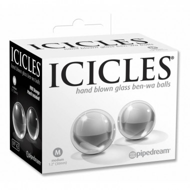 Palline Ben Wa in Vetro Icicles N. 41 m